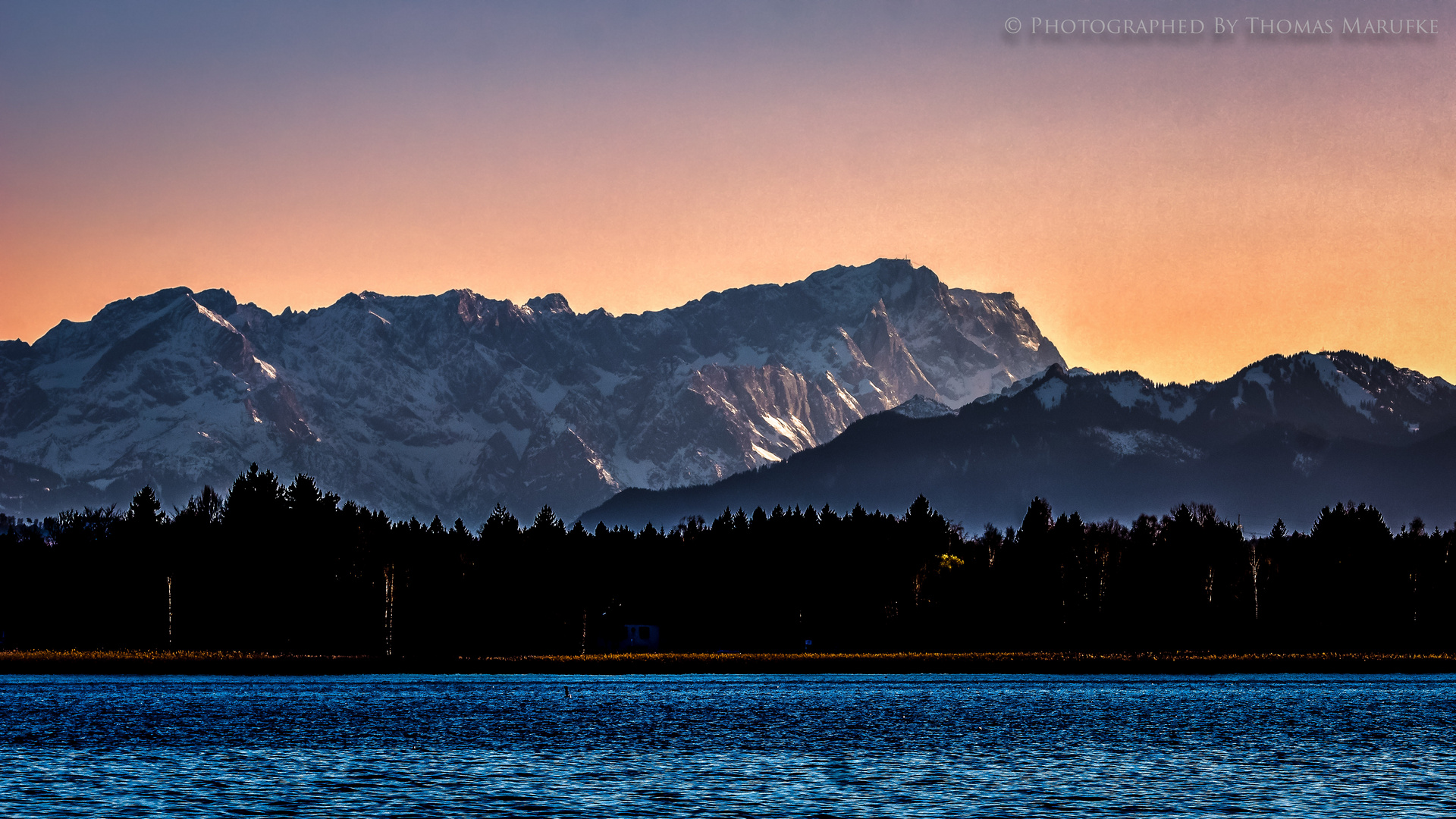 Zugspitze Sunset