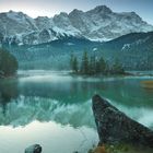 Zugspitze über dem Eibsee