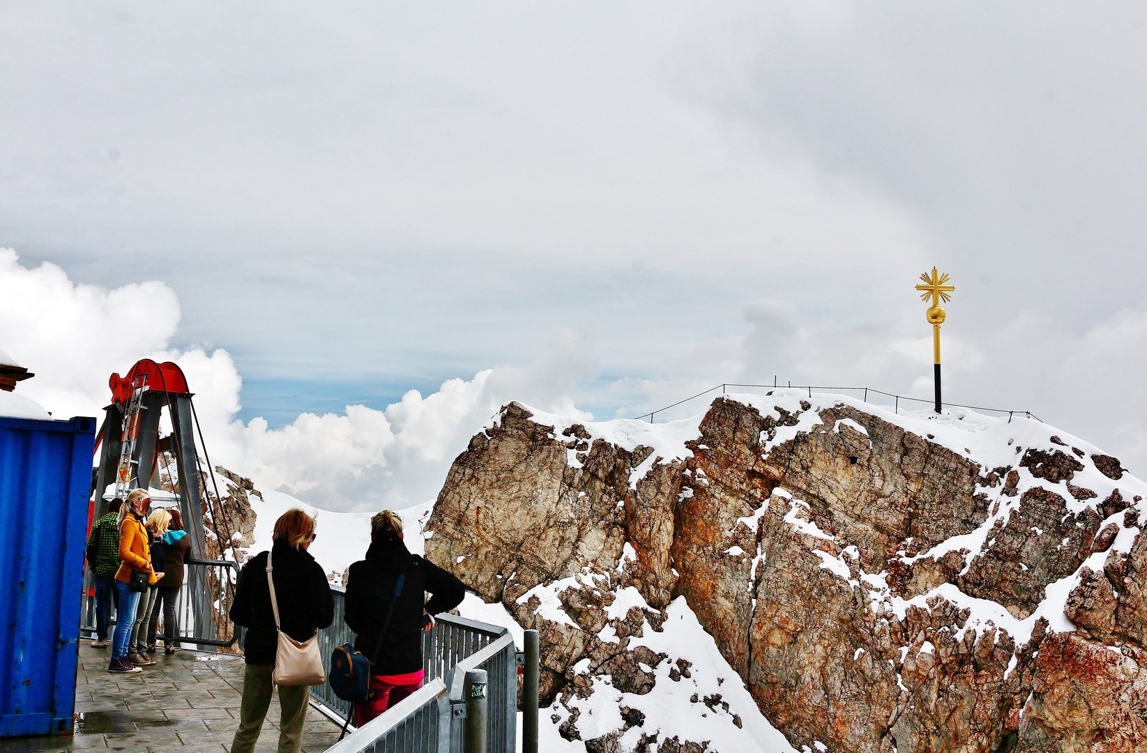 Zugspitze, über den Wolken