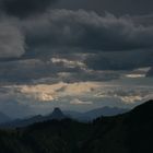 Zugspitze und Wallberg oder:  Blick nach Mittelerde