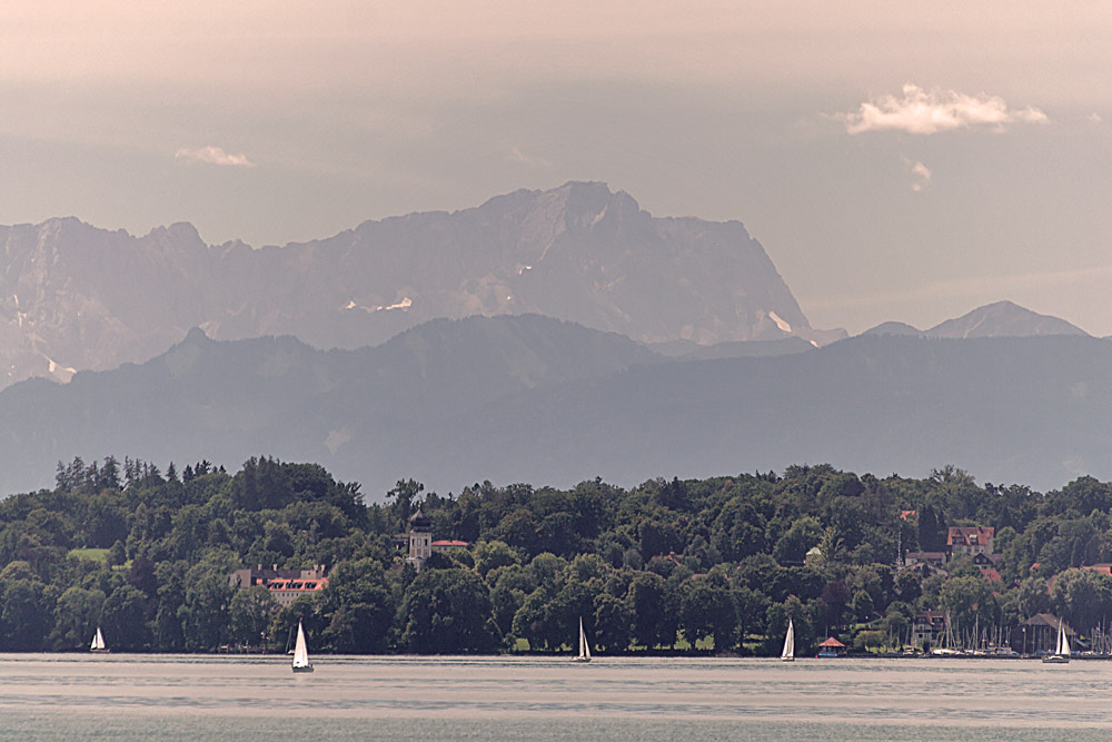 Zugspitze vom Starnberger See