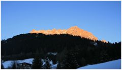 Zugspitze von Ehrwald aus Abgelichtet.