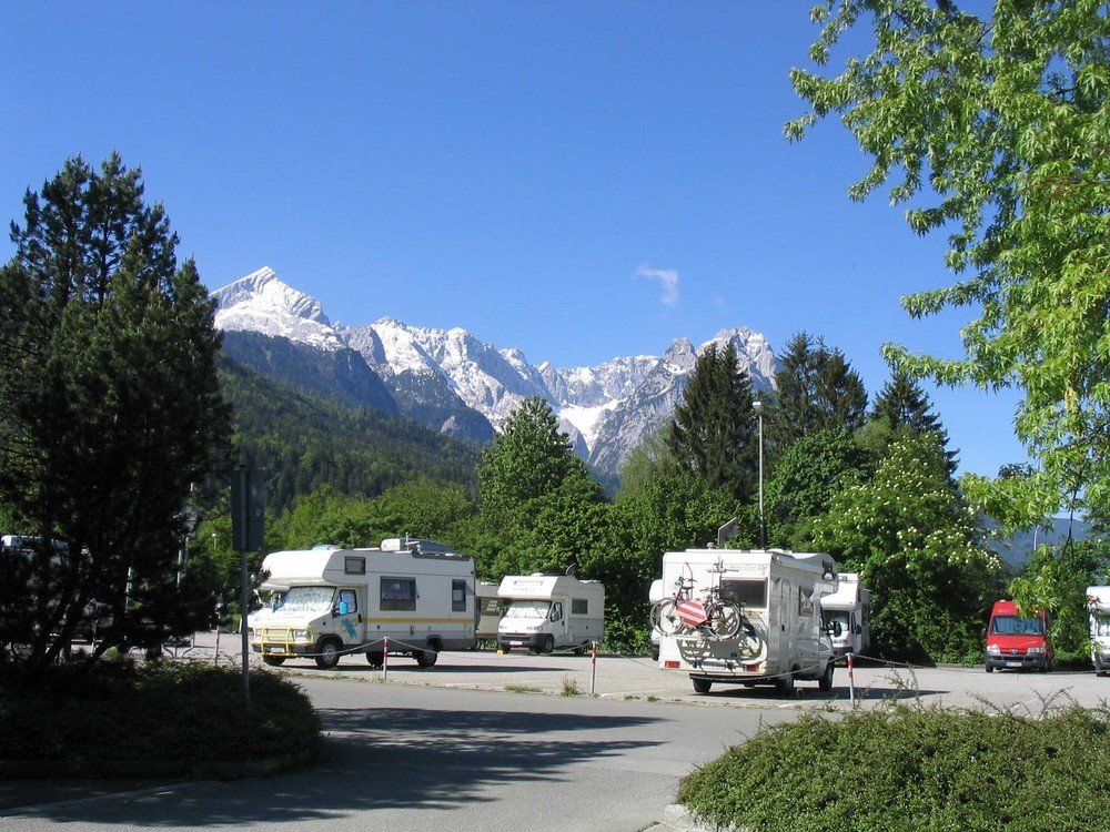 Zugspitze von Garmisch aus