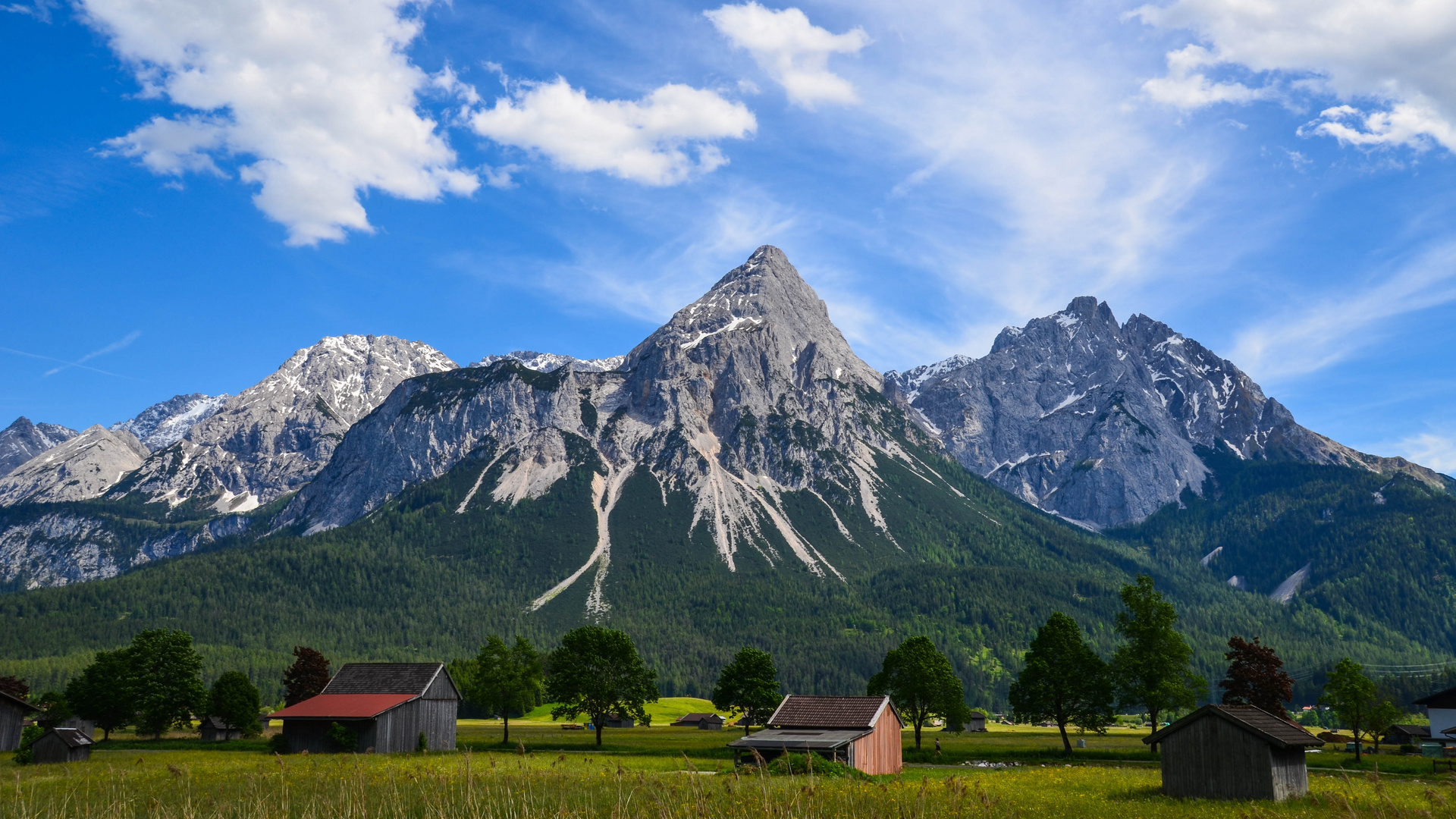 Zugspitze von unten