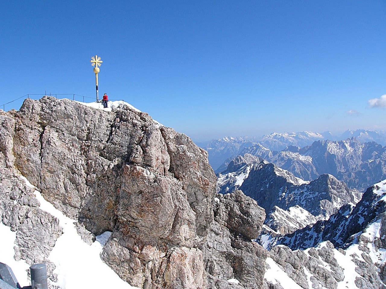 Zugspitzgipfel im September 2007