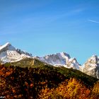 Zugspitzmassiv im Herbst