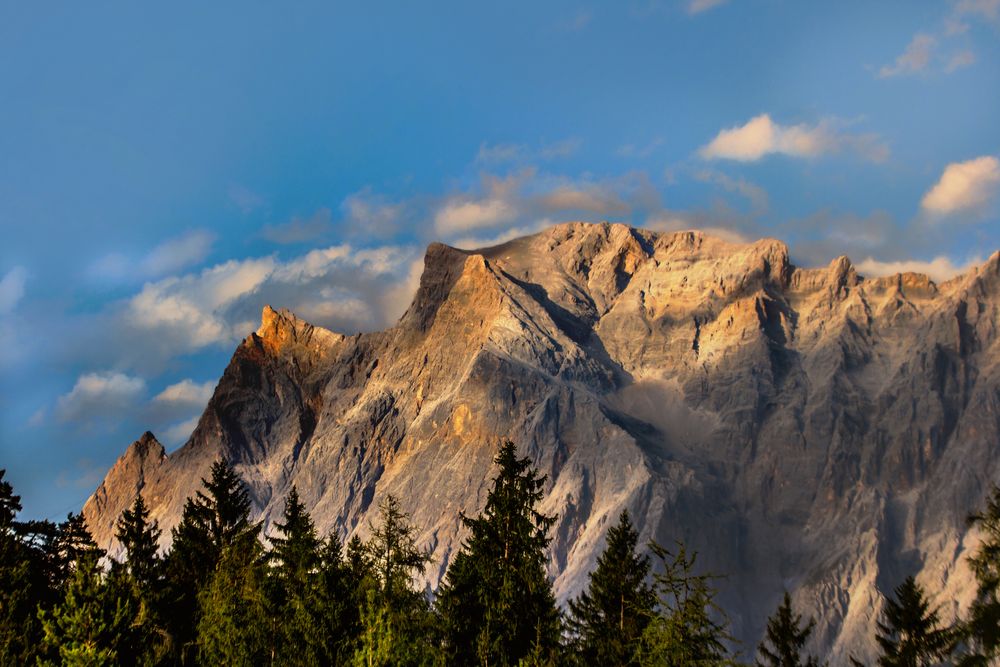 Zugspitzmassiv von Tiroler Seite