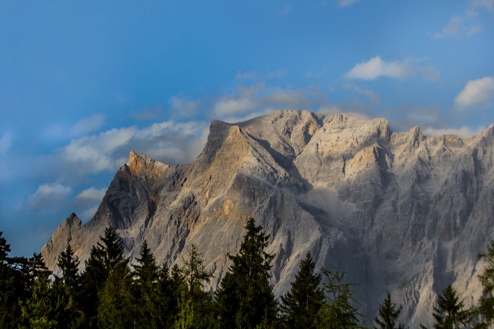 Zugspitzmassiv von Tiroler Seite