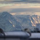 Zugspitzmassiv + Zugspitzhäusl/Zugspitzbahn von Landsberg am Lech (72km Entfernung!!!)