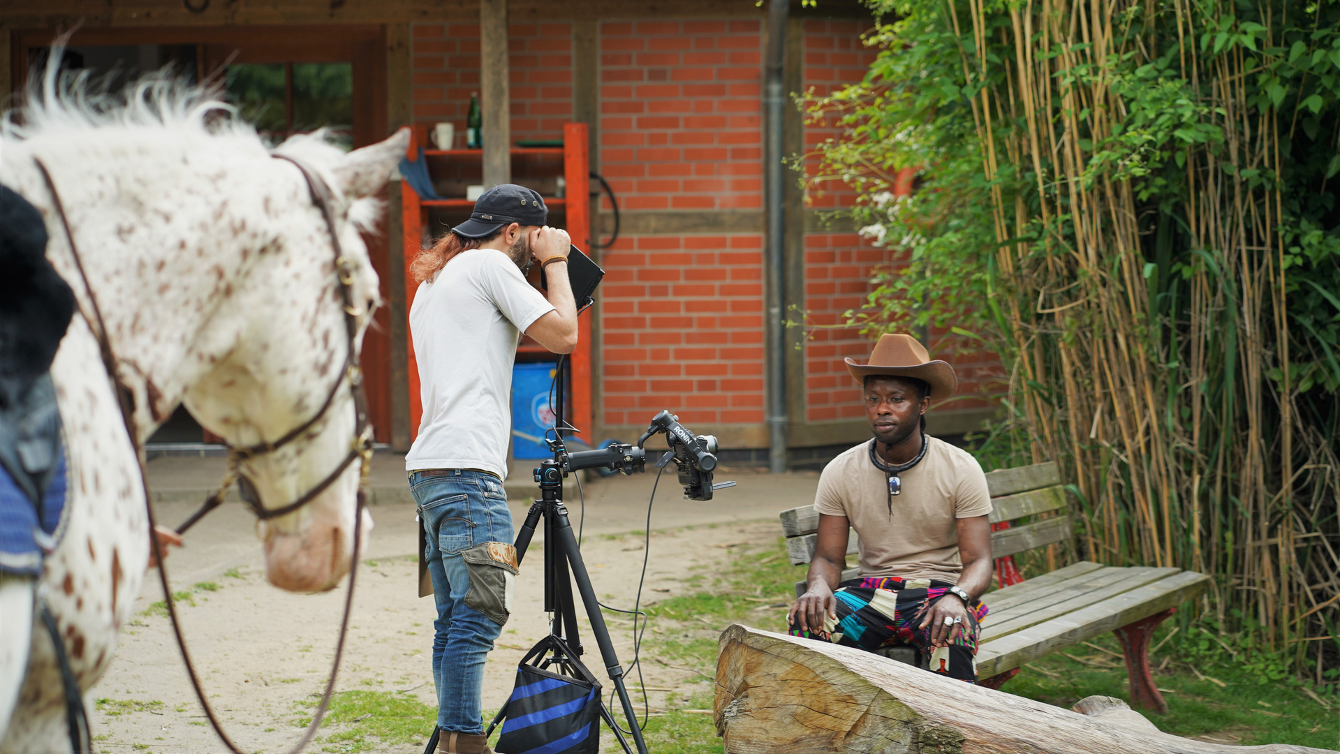 Zuguck- und Durchguck am Filmset