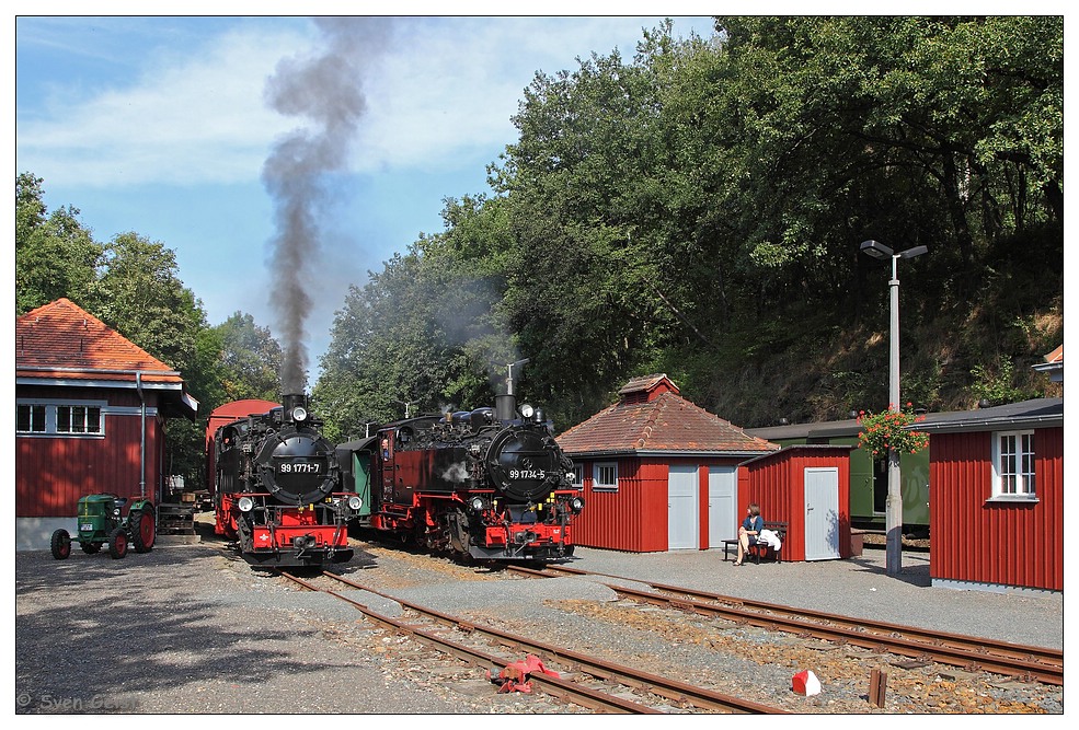 Zugüberholung in Seifersdorf