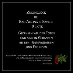 Zugunglück bei Bad Aibling......