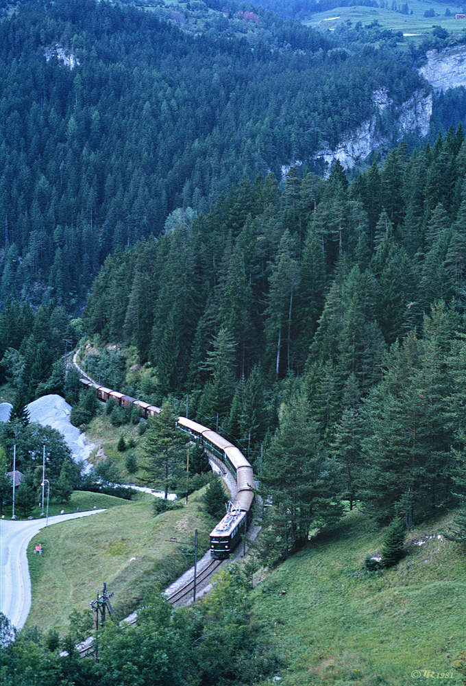 Zugunglück bei der RhB