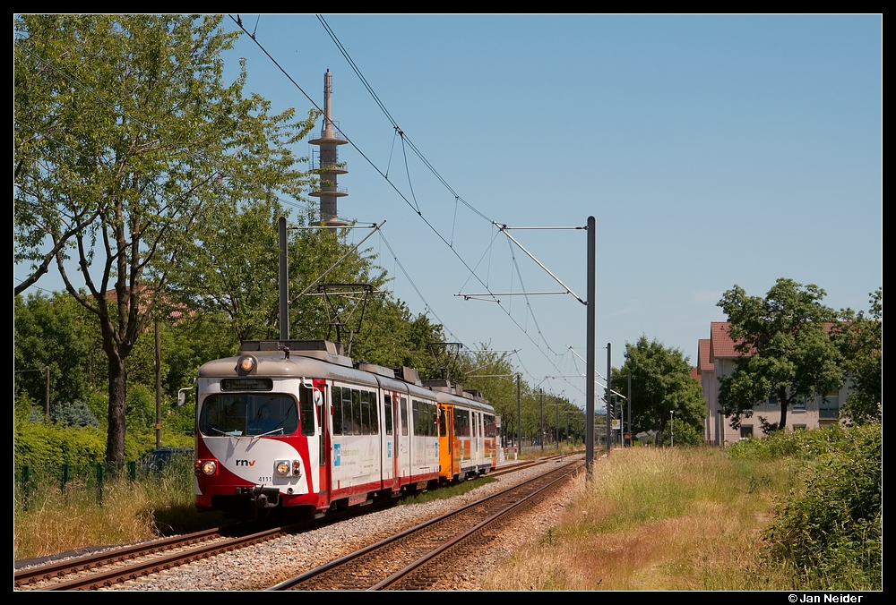 Zugverband Richtung Mannheim