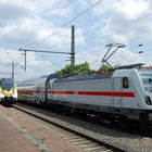 Zugverkehr auf der Württembergischen Westbahn im Bf Bretten 28.5.2020