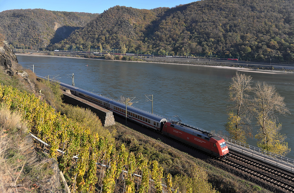 Zugverkehr im Rheintal - II -