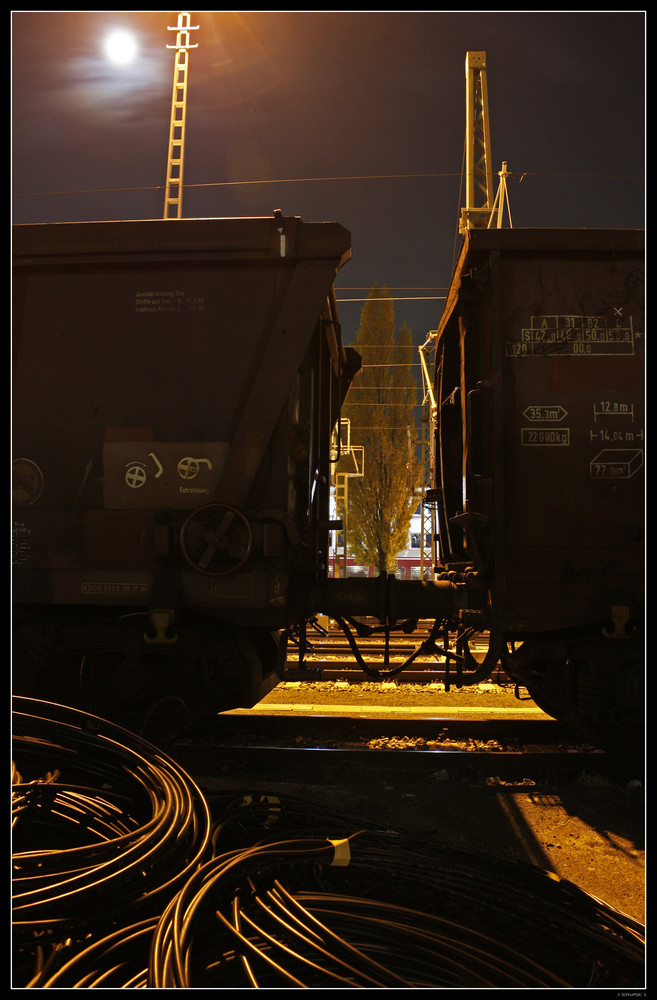 Zugwagons by night