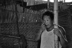 zuhause beim reis-cracker-bäcker ;-), inle see, burma 2011