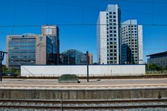 Zuidas/Financial District - Strawinskylaan - Atrium and Akzo Nobel Building