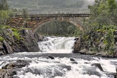 Zulauf zum Vøringsfossen, Norwegen