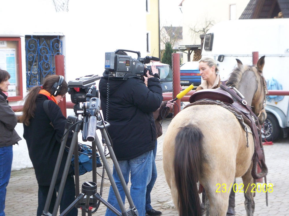 ...zuletzt beim TV-Dreh in Bayern