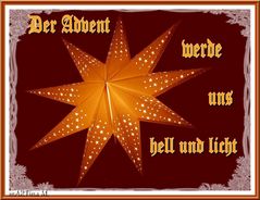 Zum 1. Advent  (mit Gedicht)