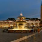 Zum 1. Weihnachtsfeiertag der Petersplatz in Rom