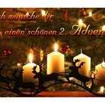 Zum 2. Advent alles gute.