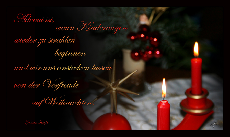 Zum 2.Advent Foto &amp; Bild karten und kalender, weihnachtskarten