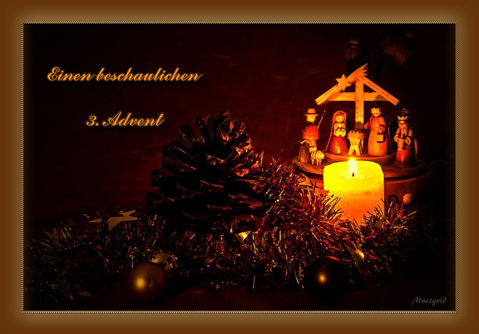 ~ zum 3. Advent ~