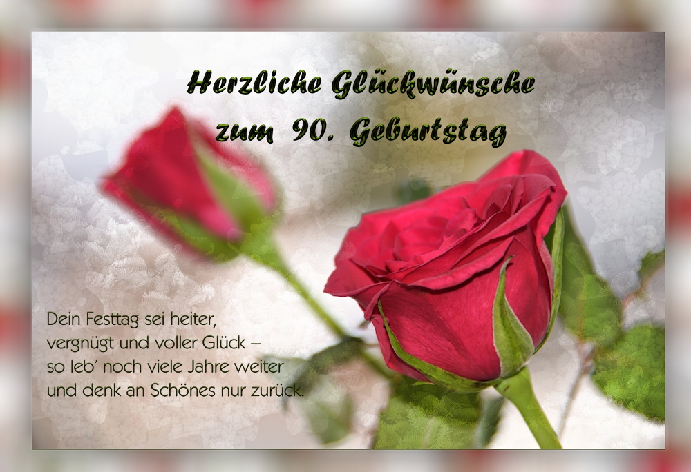 zum 90. Geburtstag....