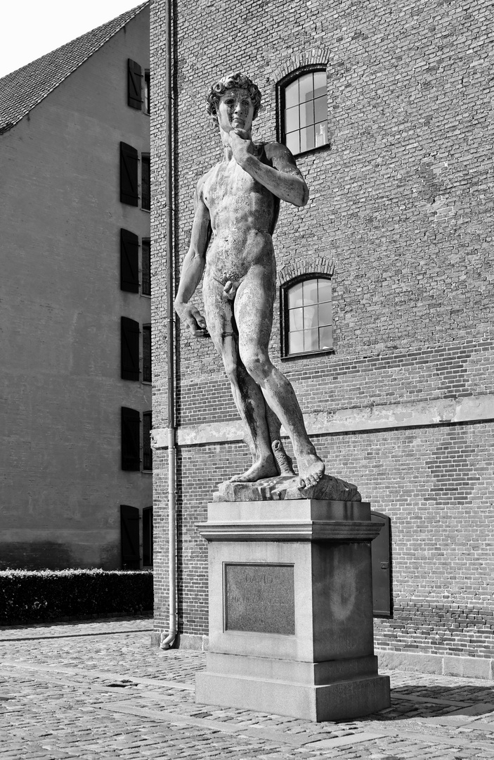 Zum Black Friday: David-Statue in Kopenhagen