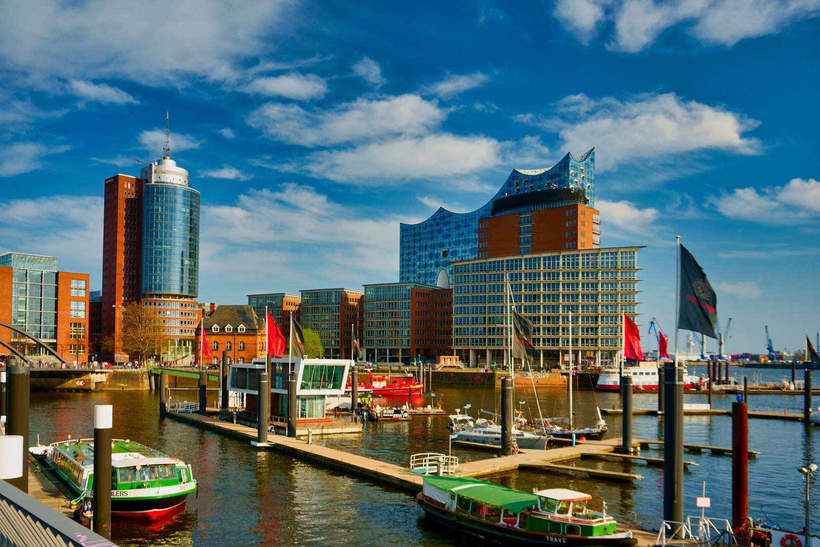 Zum Blue-Monday - Blaue Stunde in Hamburg