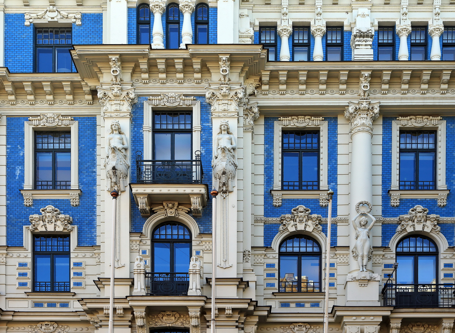 Zum Blue Monday: Jugendstil in Riga