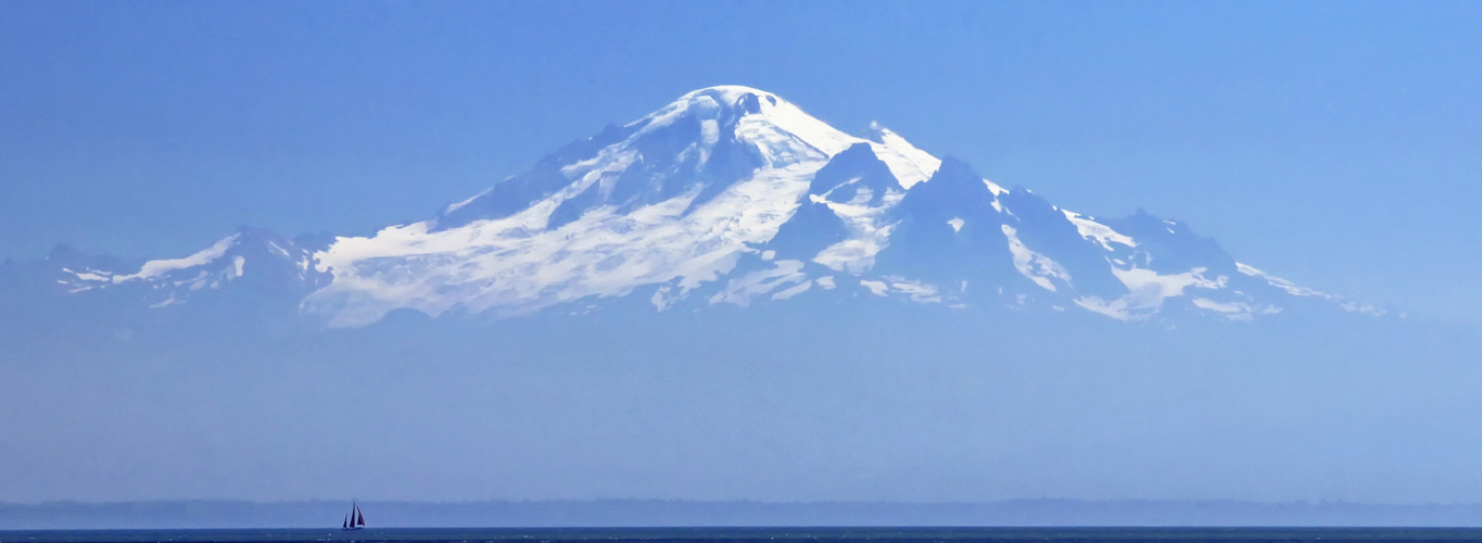 Zum Blue Monday: Mount Rainier