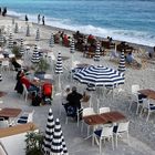 Zum Blue Monday: Strandcafé in Nizza