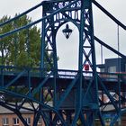 Zum Blue-Monday und zum Wie Dazumal-Tag die Kaiser-Wilhelm-Brücke in Wilhelmshaven