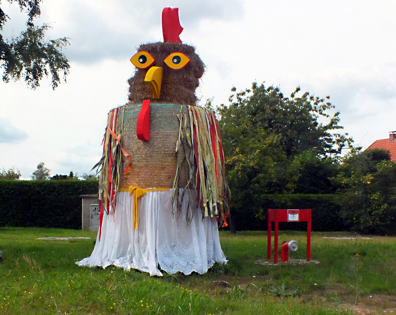 zum Erntefest in Bahlen