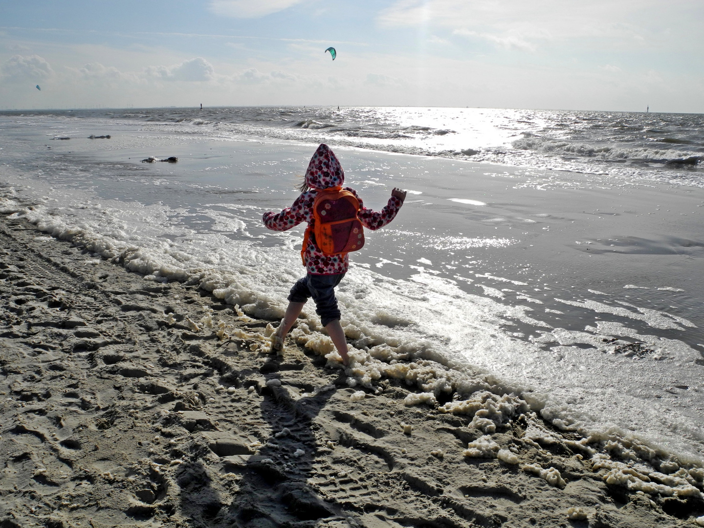 Zum ersten Mal am Meer