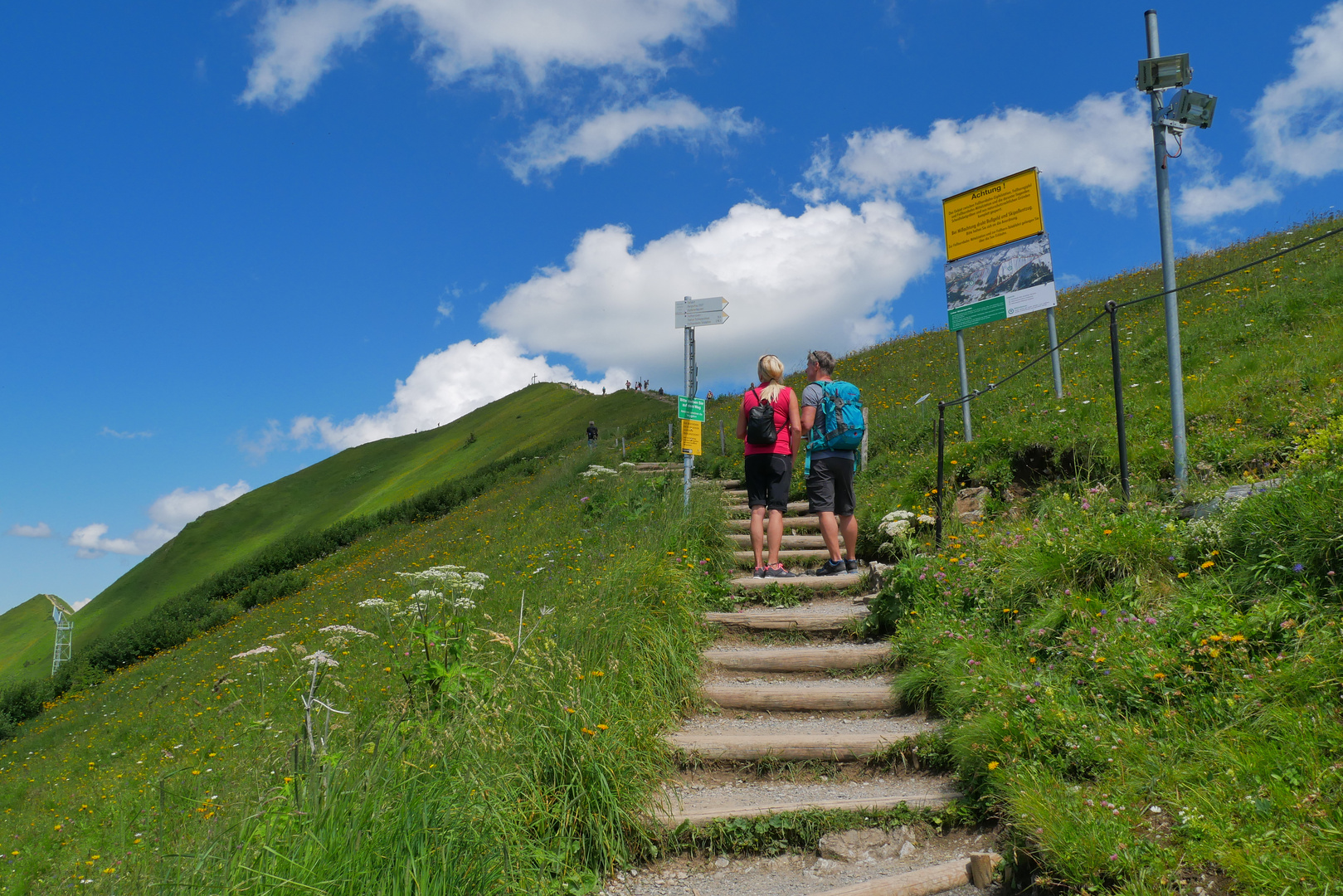 Zum Fellhorn Gipfel