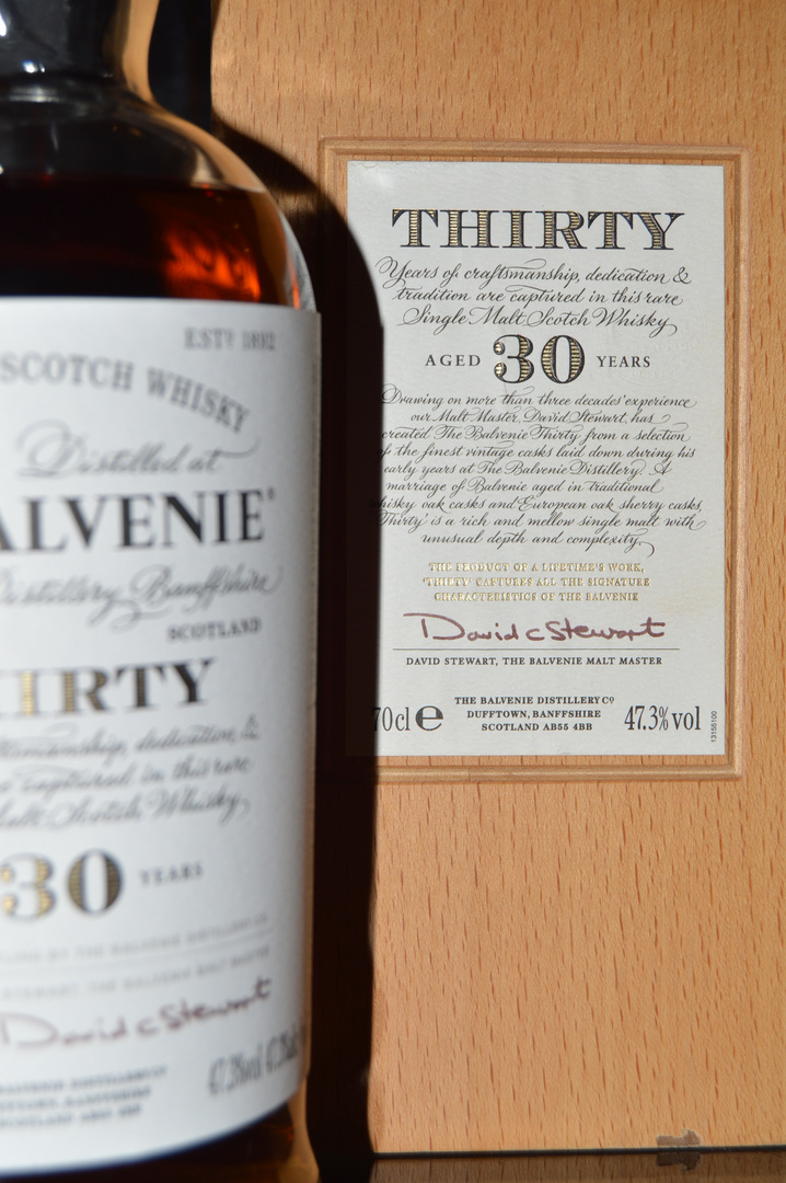 * Zum Feste nur das Allerbeste * - 30 Jahre alter Balvenie ll -