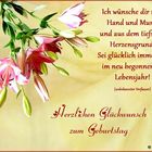 Zum Geburtstag .....