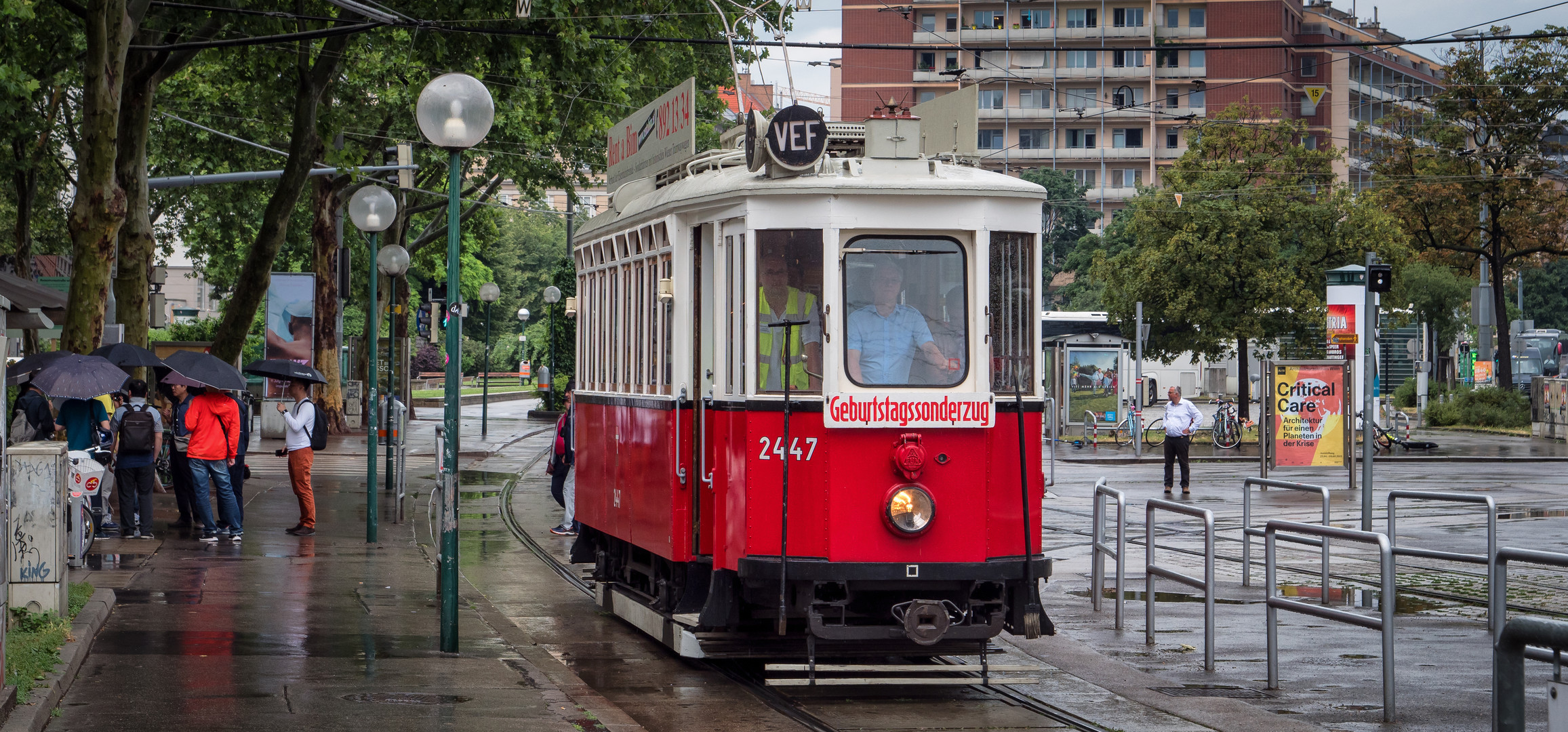 Zum Geburtstag mal eine Straßenbahn, das wär schon was