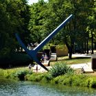 Zum Gedenken an Claes Oldenburg. Hiroshimaufer, Kassel. 18.7.2022