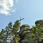 zum Gipfelkreuz am Hochstein (Dreisesselberg)