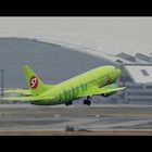 Zum Glück war der Flieger so kräftig in den Farben