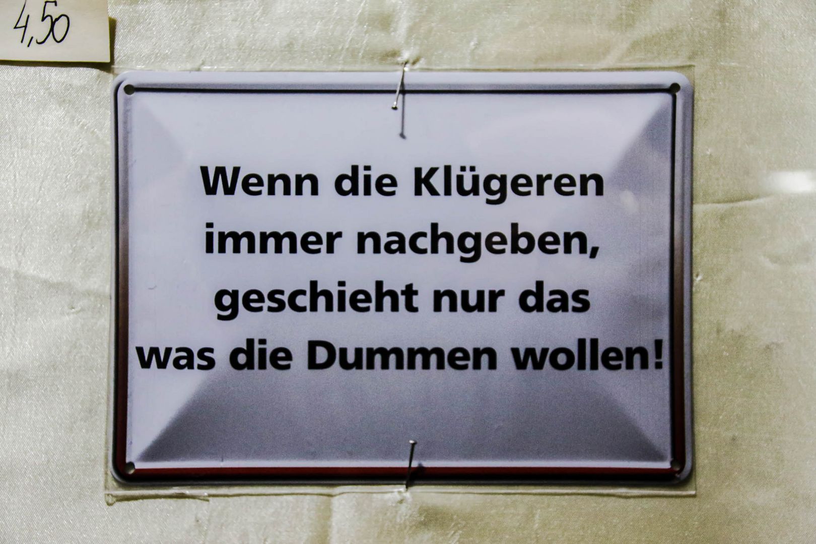 "zum Nachdenken!"