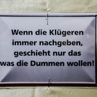 "zum Nachdenken!"