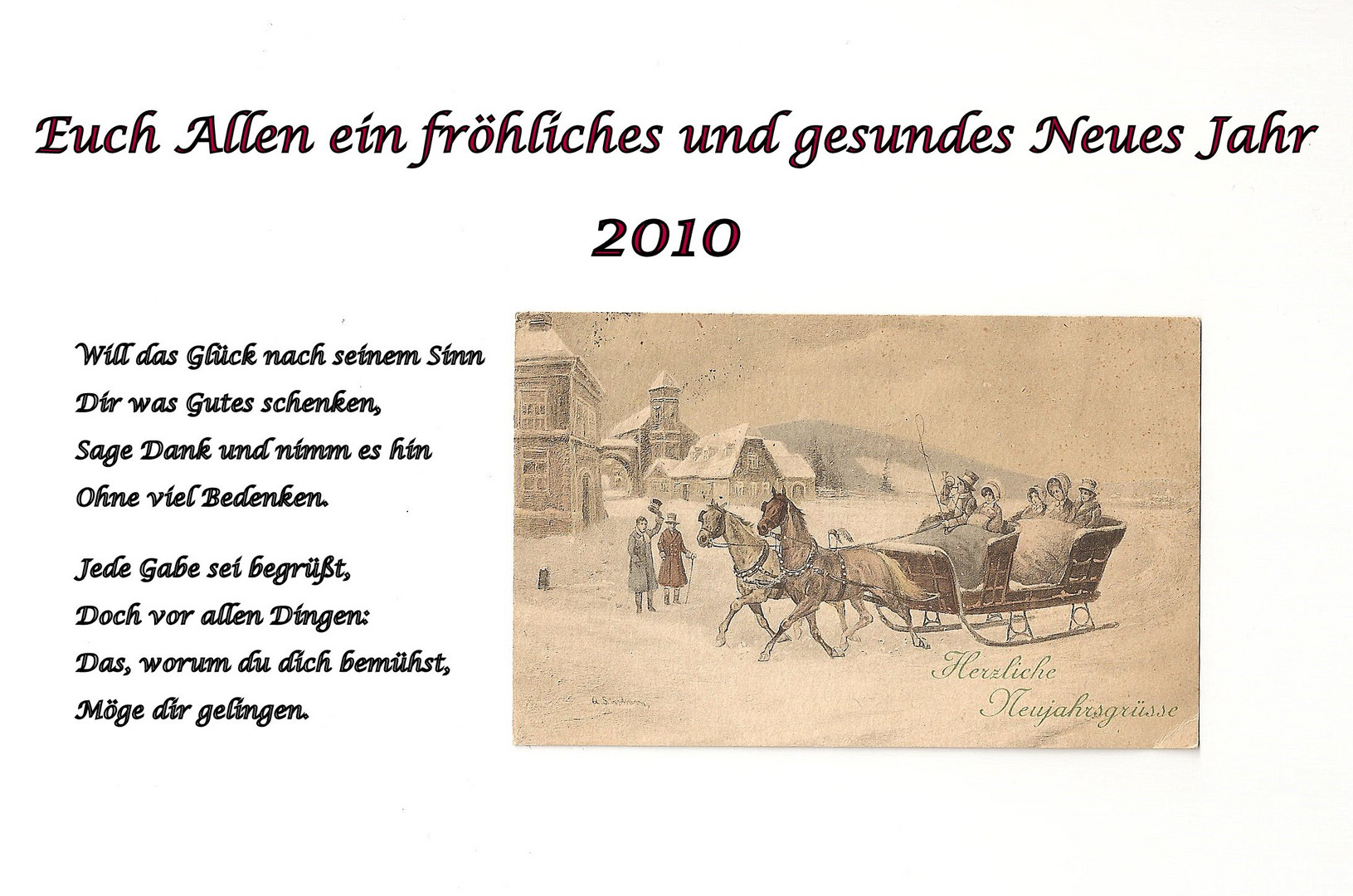 Zum Neuen Jahr