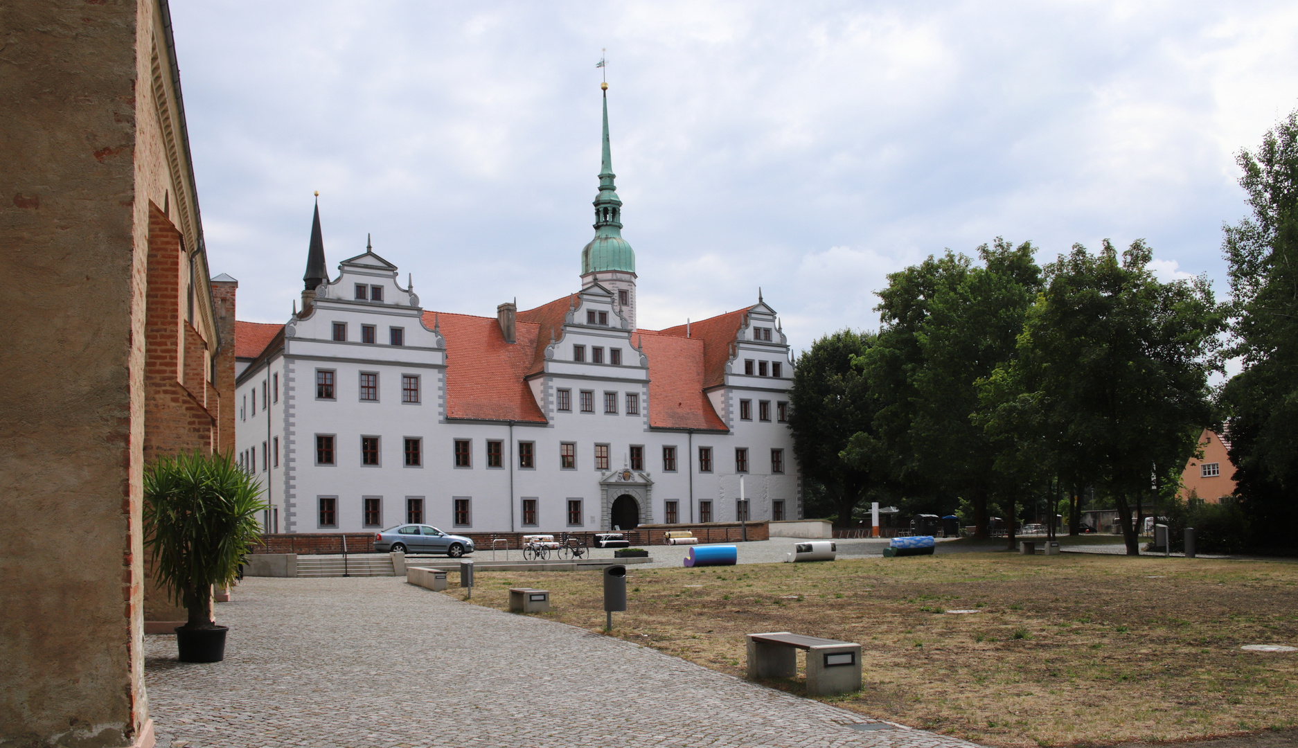 Zum Schluß noch mal ein Blick auf das Schloss Doberlug